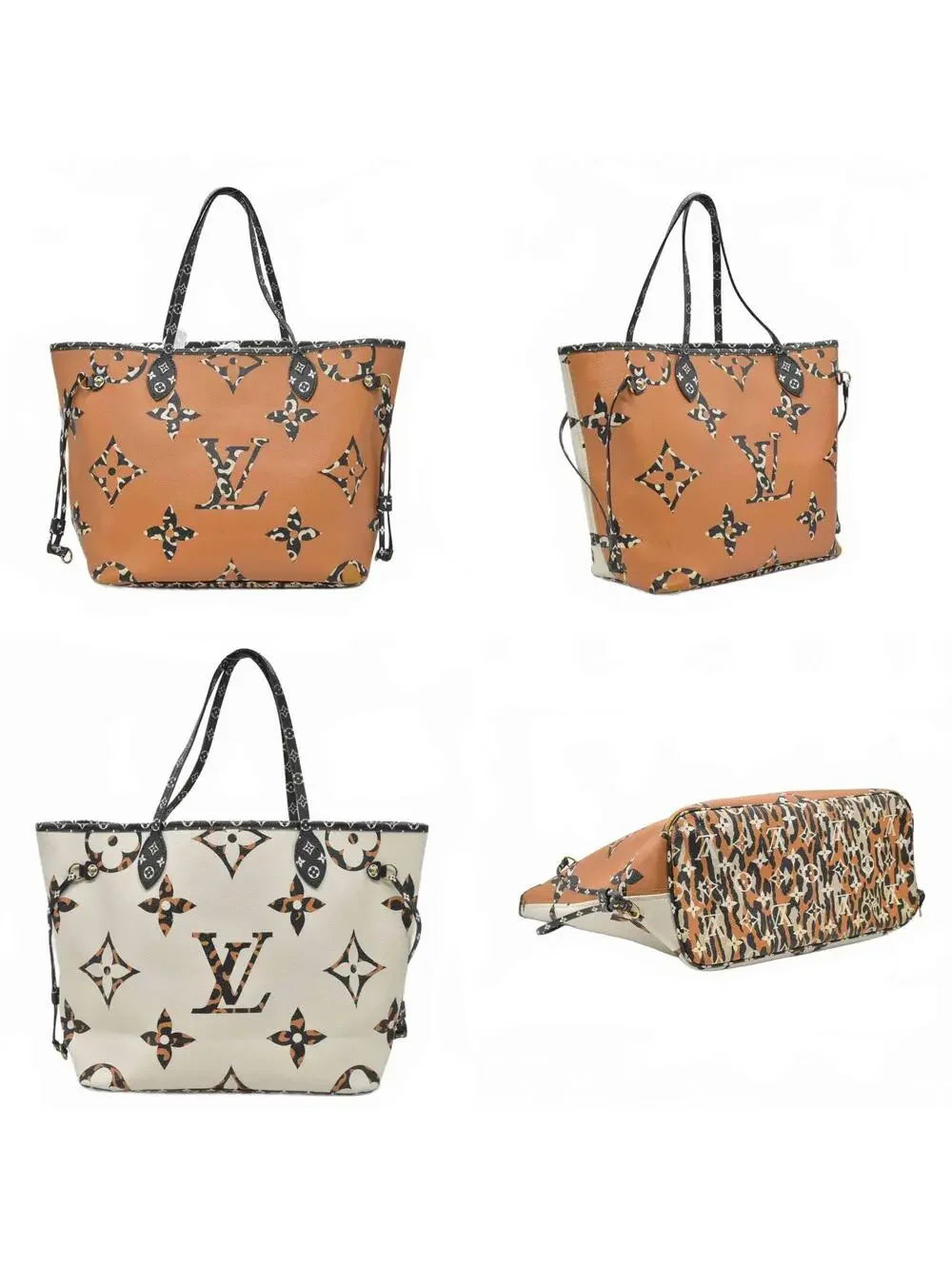 2019 Louis Vuitton Monogram GiantJungle Neverfull MM GI2139
